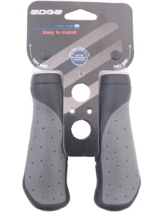 Griffe Satz Edge ErgoCity 135mm - schwarz/grau