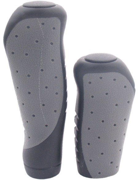 Griffe Satz Edge ErgoCity 135/92mm - schwarz/grau