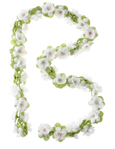 Blumengirlande Basil Garland - Weiß
