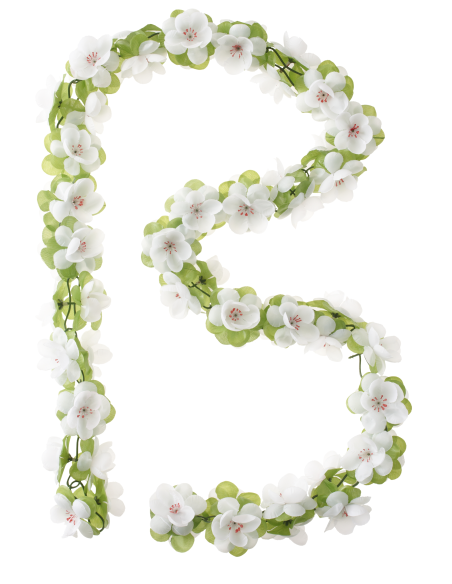 Blumengirlande Basil Garland - Weiß