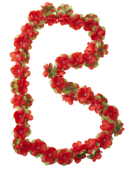 Blumengirlande Basil Garland - Rot