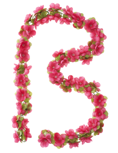 Blumengirlande Basil Garland - Fuchsia