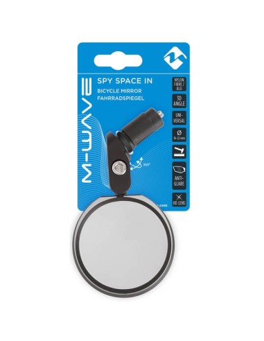 Fahrradspiegel M-Wave Spy Space - Montage im Gabelschaft