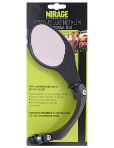 Fahrradspiegel Mirage mit Klemme, drehbar (auf Karte)