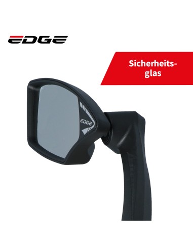 Spiegel Edge E-Fahrrad Luxe mit Klemme - Montage auf Links