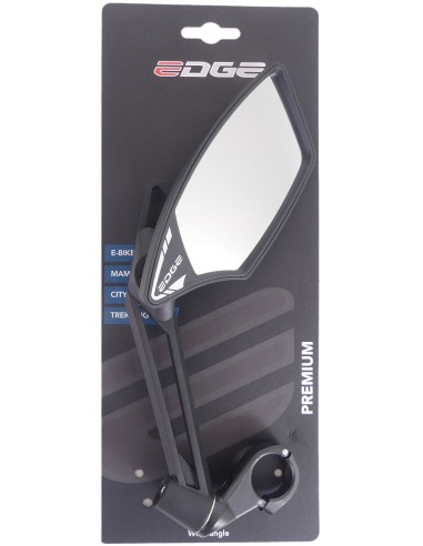 Spiegel Edge E-Bike Premium - mehrfach verstellbar - Montage auf Rechts