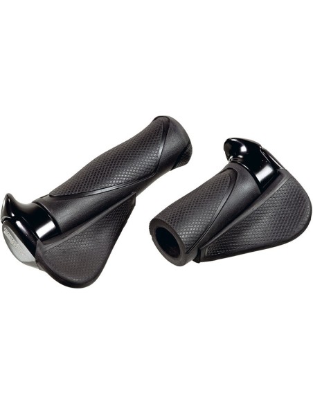 Griffe Satz Ergotec MF1 Large Kraton / Aluminium 130 + 130 mm - schwarz