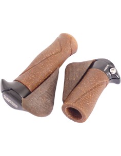 Griffe Satz Ergotec MF1 Kork / Aluminium 130 + 87 mm - braun / schwarz