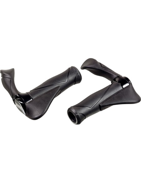 Griffe Satz Ergotec MF2 Small Kraton / Aluminium 130 + 130 mm - schwarz