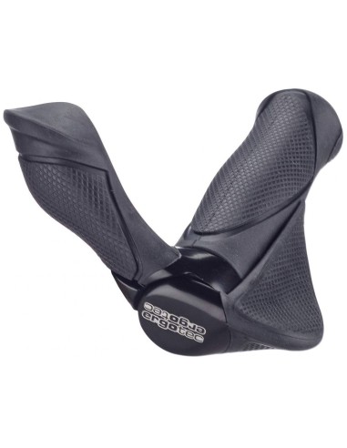 Griffe Satz Ergotec MF2 Small Kraton / Aluminium 130 + 130 mm - schwarz