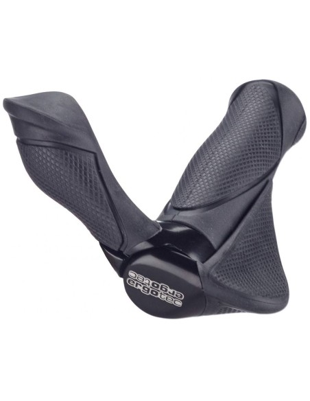 Griffe Satz Ergotec MF2 Small Kraton / Aluminium 130 + 130 mm - schwarz