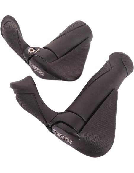 Griffe Satz Ergotec MF2 Kraton / Aluminium 130 + 87 mm - schwarz