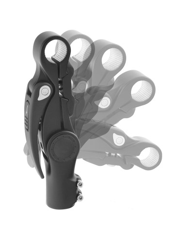 Lenkervorbau Promax verstellbar mit Griff 31,8 / 110 / 28,6 mm - mattschwarz