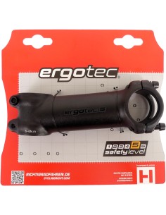 Lenkervorbau Ergotec Shark ahead ø28,6 / 110 / 31,8 mm - Schwarz