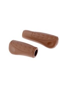 Griffe Satz Westphal 436 Ellipsis Softgrip 92/122mm/ø23mm - Braun