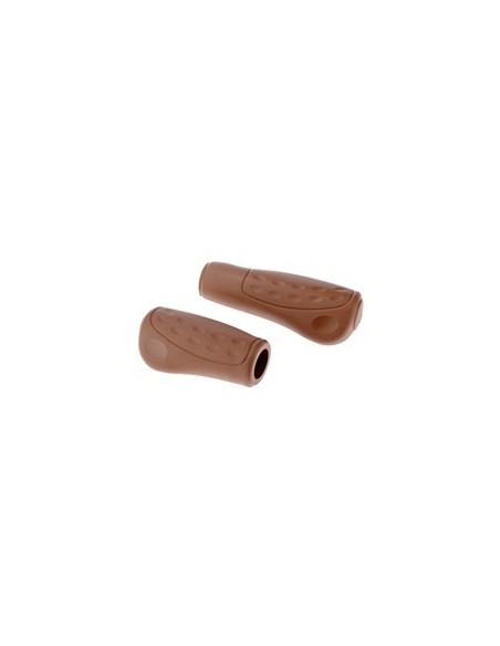 Griffe Satz Westphal 436 Ellipsis Softgrip 92/122mm/ø23mm - Braun