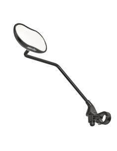 Spiegel Ergotec M-88LV langer Arm 111 x 52 mm Aluminium - Schwarz Sandgestrahlt