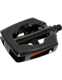 Pedale Marwi SP-890 Aluminium mit Sandblock - Schwarz