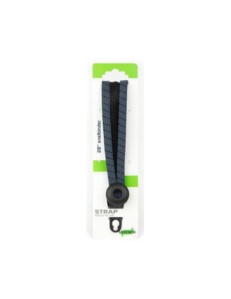 Spanngurt Gepäckträger Widek Eye 24/12mm mit schwarzen Stahlplatten - Blau Grau/Schwarz