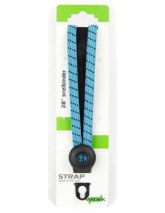 Spanngurt Gepäckträger Widek Eye 24/12mm mit schwarzen Stahlplatten - Baby blau/Schwarz