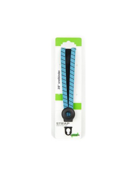 Spanngurt Gepäckträger Widek Eye 24/12mm mit schwarzen Stahlplatten - Baby blau/Schwarz