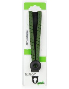 Spanngurt Gepäckträger Widek Eye 24/12mm mit schwarzen Stahlplatten - Olivgrün/Schwarz