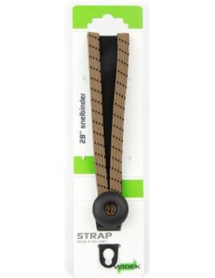 Spanngurt Gepäckträger Widek Eye 24/12mm mit schwarzen Stahlplatten - Chinin/Schwarz