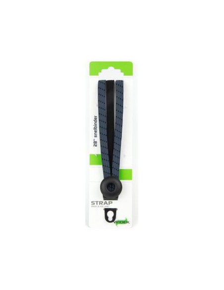 Spanngurt Gepäckträger Widek Eye 12/12mm mit schwarzen Stahlplatten - Blau Grau/Schwarz
