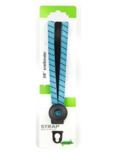 Spanngurt Gepäckträger Widek Eye 12/12mm mit schwarzen Stahlplatten - Baby Blau/Schwarz