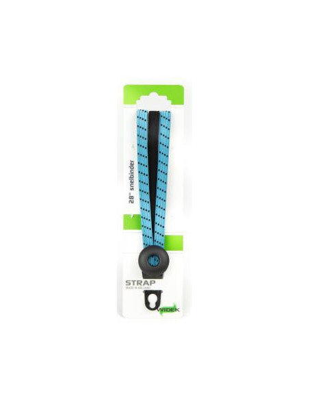Spanngurt Gepäckträger Widek Eye 12/12mm mit schwarzen Stahlplatten - Baby Blau/Schwarz