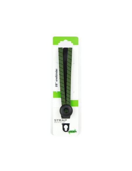 Spanngurt Gepäckträger Widek Eye 12/12mm mit schwarzen Stahlplatten - Olivgrün/Schwarz