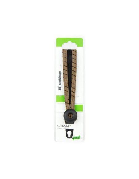 Spanngurt Gepäckträger Widek Eye 12/12mm mit schwarzen Stahlplatten - Chinin/Schwarz