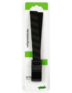 SUV-Sicherheits Spanngurt Widek 24 mm mit schwarzen Stahlhaken - Olivgrün/Schwarz