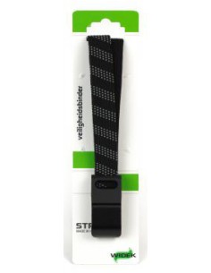 SUV-Sicherheits Spanngurt Widek 24 mm mit schwarzen Stahlhaken - Steingrau/Schwarz