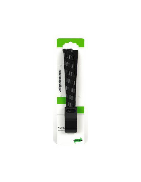 SUV-Sicherheits Spanngurt Widek 24 mm mit schwarzen Stahlhaken - Steingrau/Schwarz