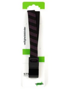 SUV-Sicherheits Spanngurt Widek 24 mm mit schwarzen Stahlhaken - Brokatrot/Schwarz