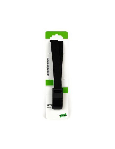 SUV-Sicherheits Spanngurt Widek 24 mm mit schwarzen Stahlhaken   Schwarz/Schwarz