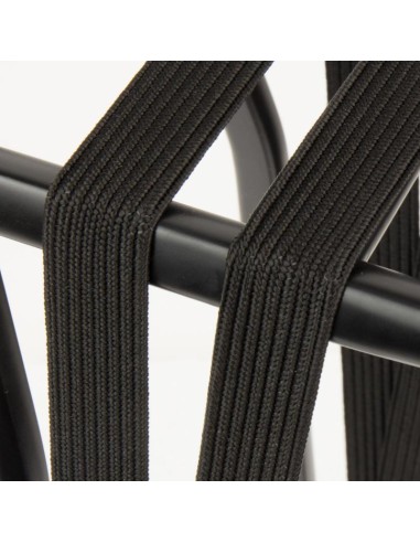 SUV-Sicherheits Spanngurt Widek 24 mm mit schwarzen Stahlhaken   Schwarz/Schwarz