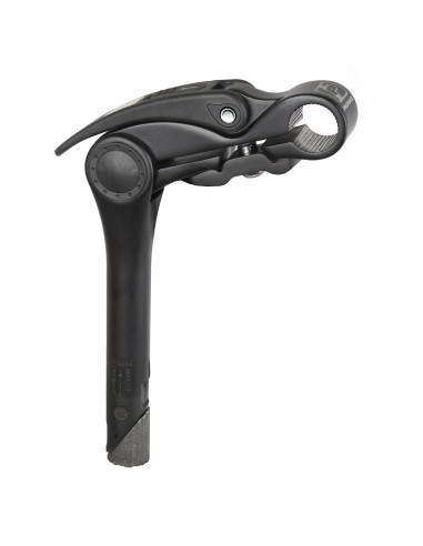 Lenkervorbau 1" Promax Aluminium 0-70° Verstellbar mit Ø25,4 mm Lenkerklemmung - Schwarz