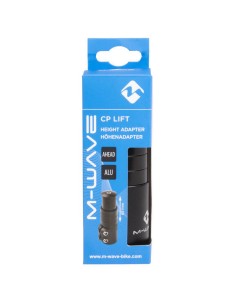 Ahead Höhenadapter 1-1/8" M-Wave mit  4 Distanzringe + Aheadkappe - Schwarz