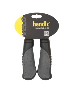 Griffe Satz Velo Ergogel D2 135/135mm mit Gelfüllung - Schwarz/Grau