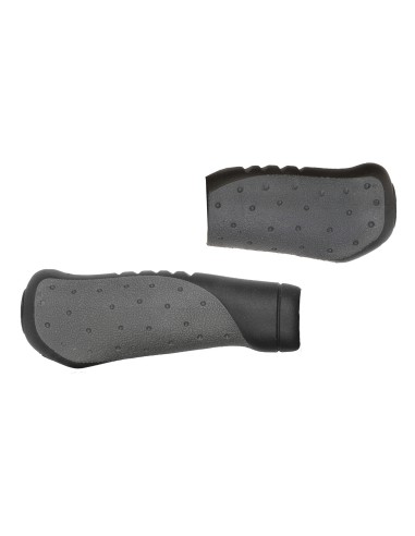 Griffe Satz Velo Ergogel D2 135/92mm mit Gelfüllung - Schwarz/Grau