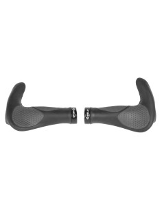 Griffe Satz M-Wave Ergogel D3 Bar mit Gelfüllung und Klemme - Schwarz/Grau