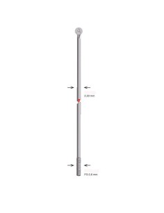 Speichen 270-13 Alpina Raggi ø2.33mm FG 2,6 - Galvanisiert (144 Stück)