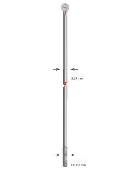 Speichen 262-13 Alpina ø2.33mm FG 2.6 - Galvanisiert (144 Stück)