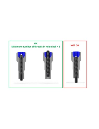 Speichennippel mit Rundkopf Alpina 14G/15.0mm/4/Fg 2.3 ABS/Messing - Schwarz (144 Stück)