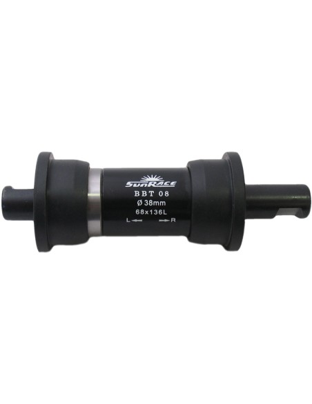 Tretlager Sunrace 136mm/ø38 mit Keilachse