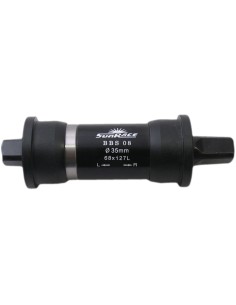 Tretlager Sunrace  127mm/ ø38 - ohne Keilachse - Schwarz