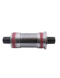Quadratisches Tretlager 127mm Edge BSA 68 mm mit Aluminiumbechern - Silber