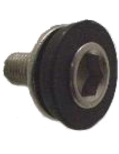 Innensechskant Kurbelbolzen Bofix für Shimano Vierkantachse (12 Stück) - Schwarz